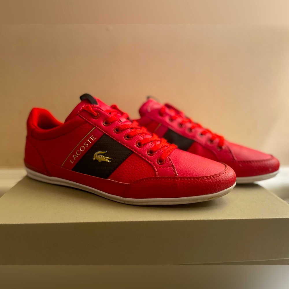 Red lacoste Men’s Cayamon Shoes